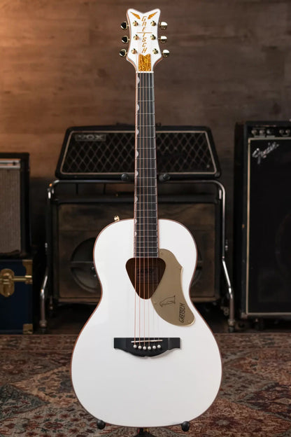 Gretsch G5021 WPE Rancher Penguin Parlor Acoustic/Electric, Fishman - White