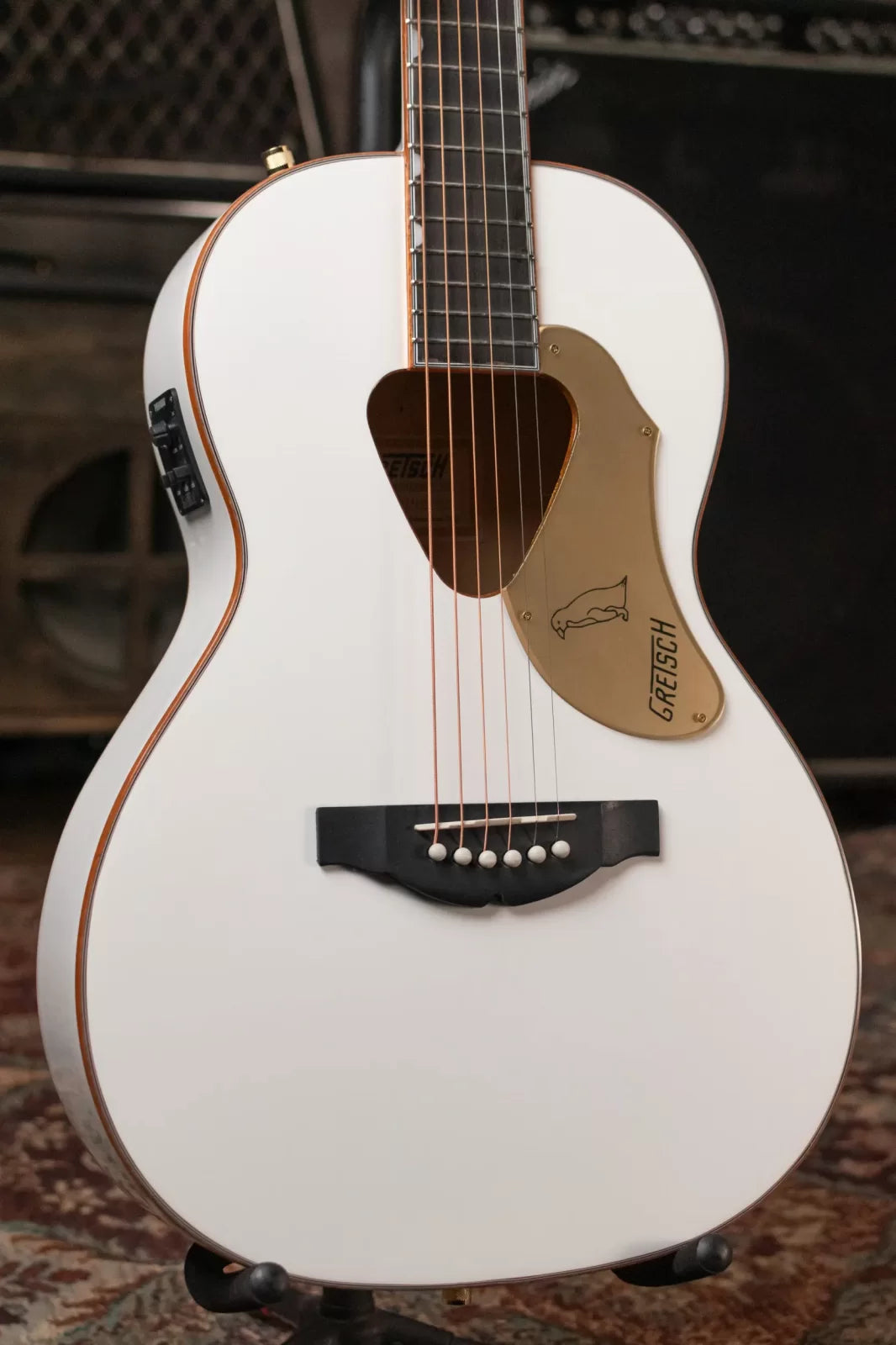 Gretsch G5021 WPE Rancher Penguin Parlor Acoustic/Electric, Fishman - White