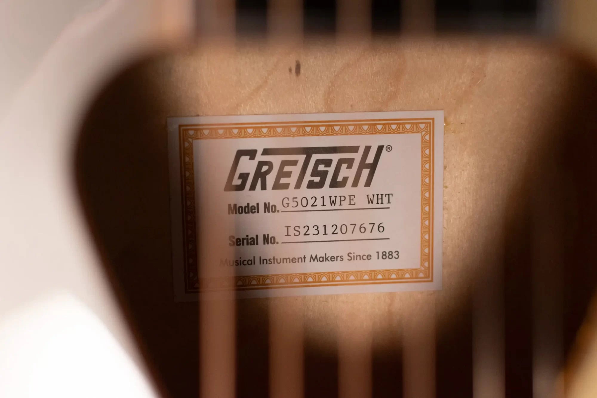 Gretsch G5021 WPE Rancher Penguin Parlor Acoustic/Electric, Fishman - White