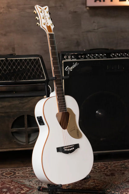Gretsch G5021 WPE Rancher Penguin Parlor Acoustic/Electric, Fishman - White