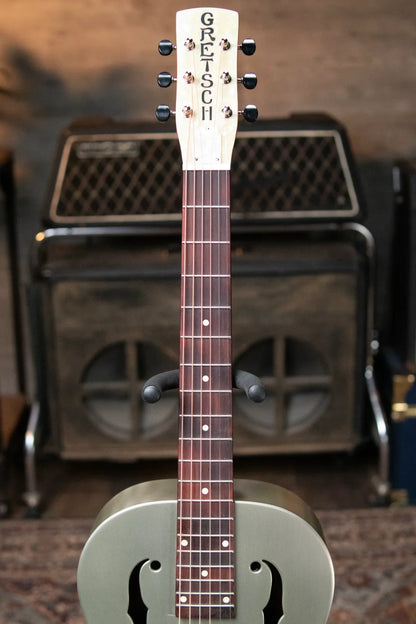Gretsch G9201 Honey Dipper Round-Neck Brass Body Resonator Guitar