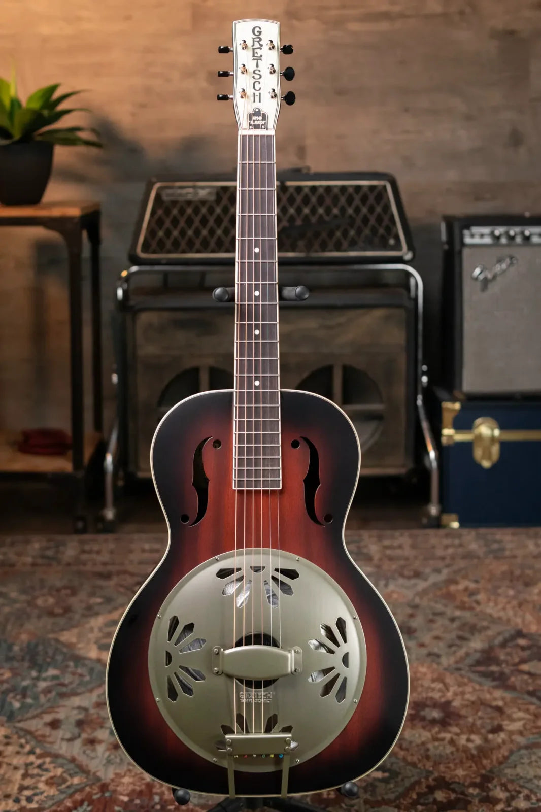 Gretsch G9241 Alligator Biscuit Round-Neck Resonator Guitar