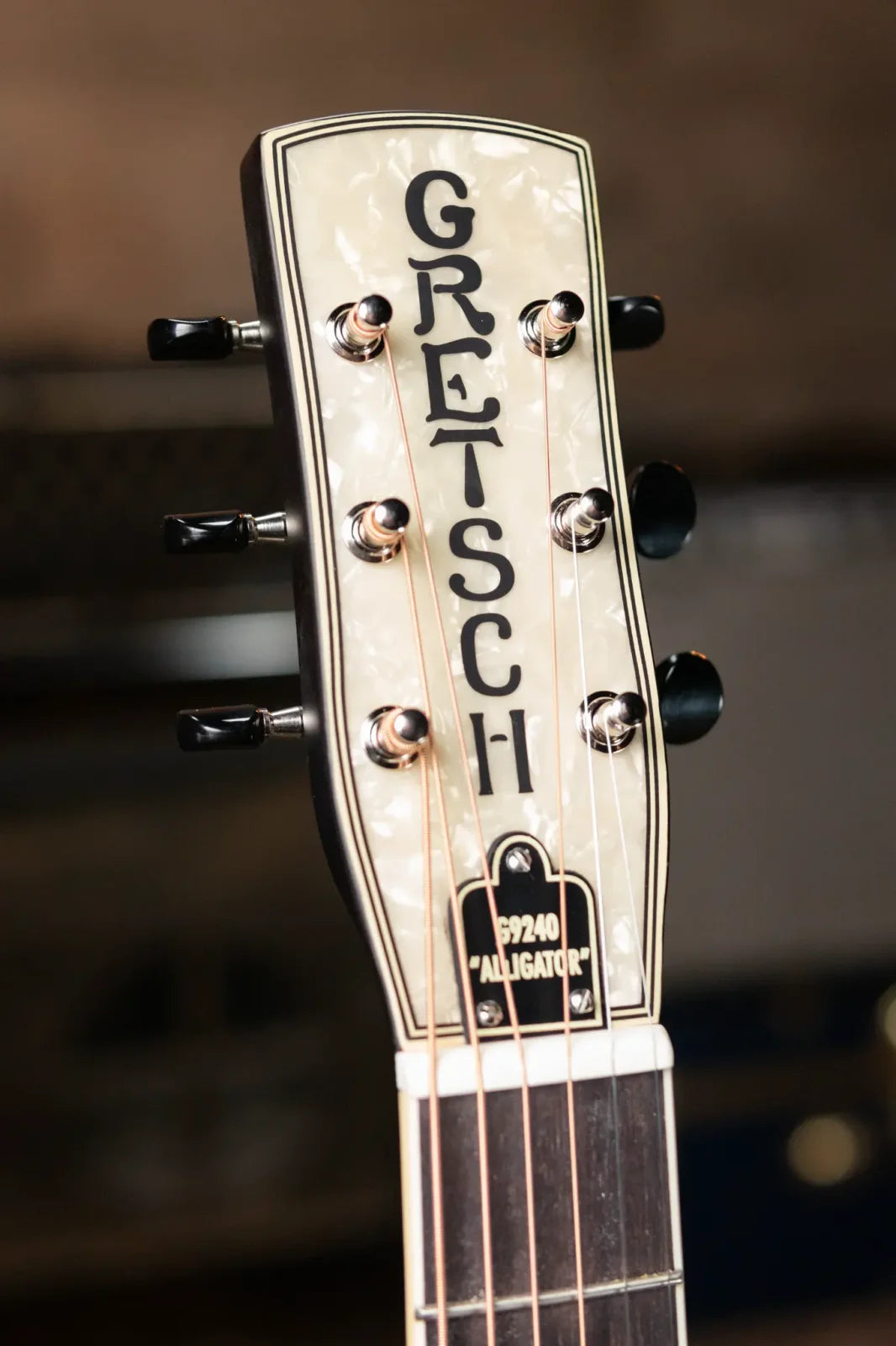 Gretsch G9241 Alligator Biscuit Round-Neck Resonator Guitar