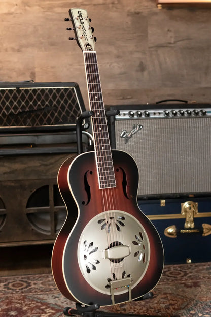 Gretsch G9241 Alligator Biscuit Round-Neck Resonator Guitar