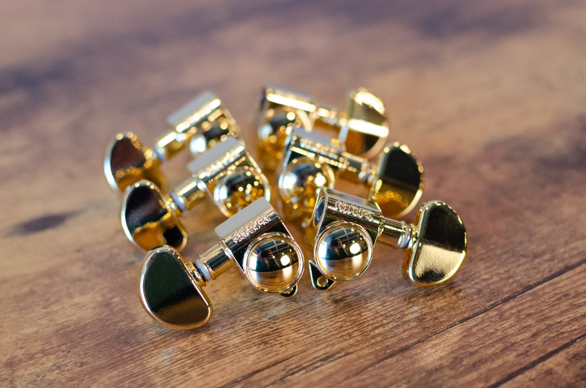 Grover Original Rotomatic Tuning Machines 3 x 3, Gold