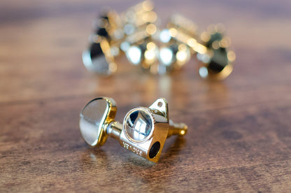 Grover Original Rotomatic Tuning Machines 3 x 3, Gold