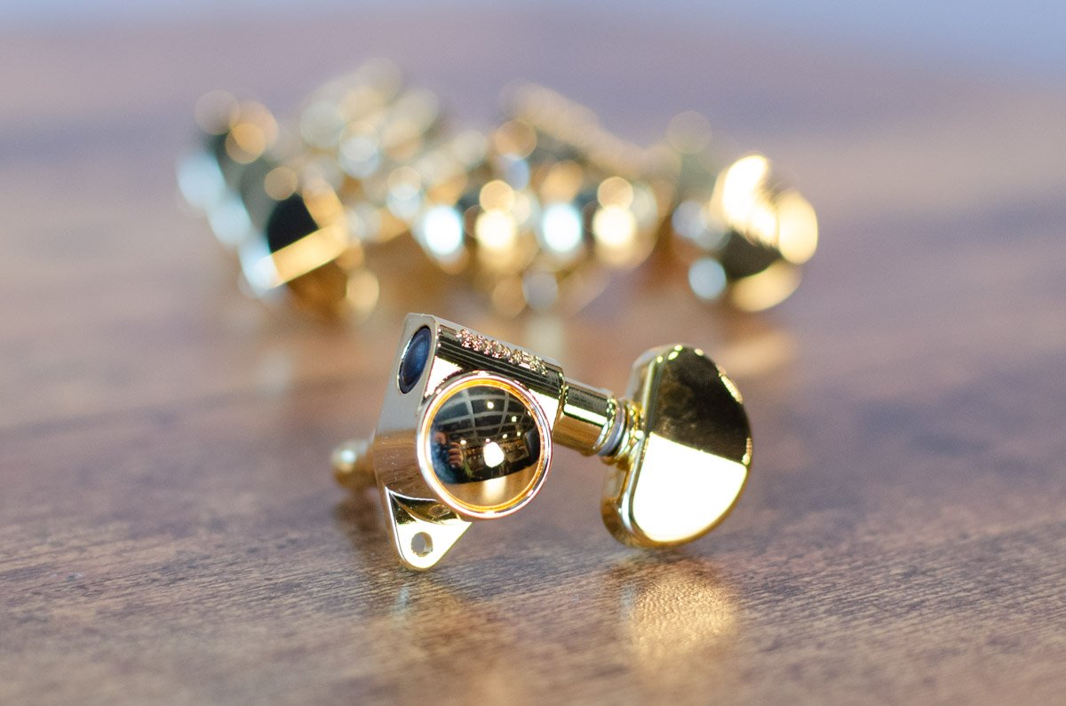 Grover Original Rotomatic Tuning Machines 3 x 3, Gold