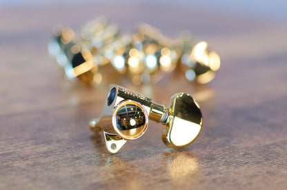 Grover Original Rotomatic Tuning Machines 3 x 3, Gold