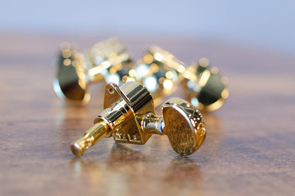 Grover Original Rotomatic Tuning Machines 3 x 3, Gold