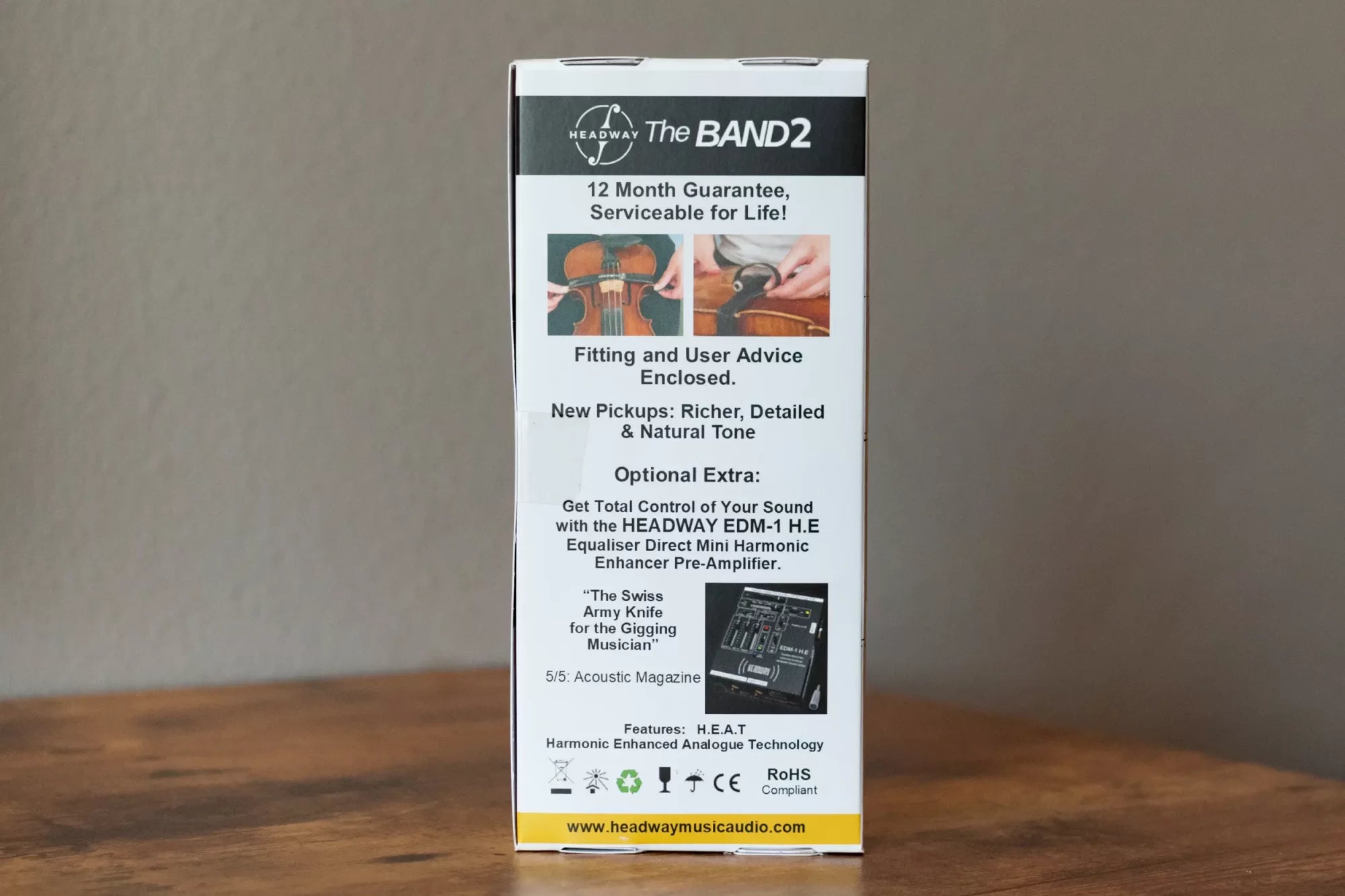 Headway The Band2 Viola Pickup