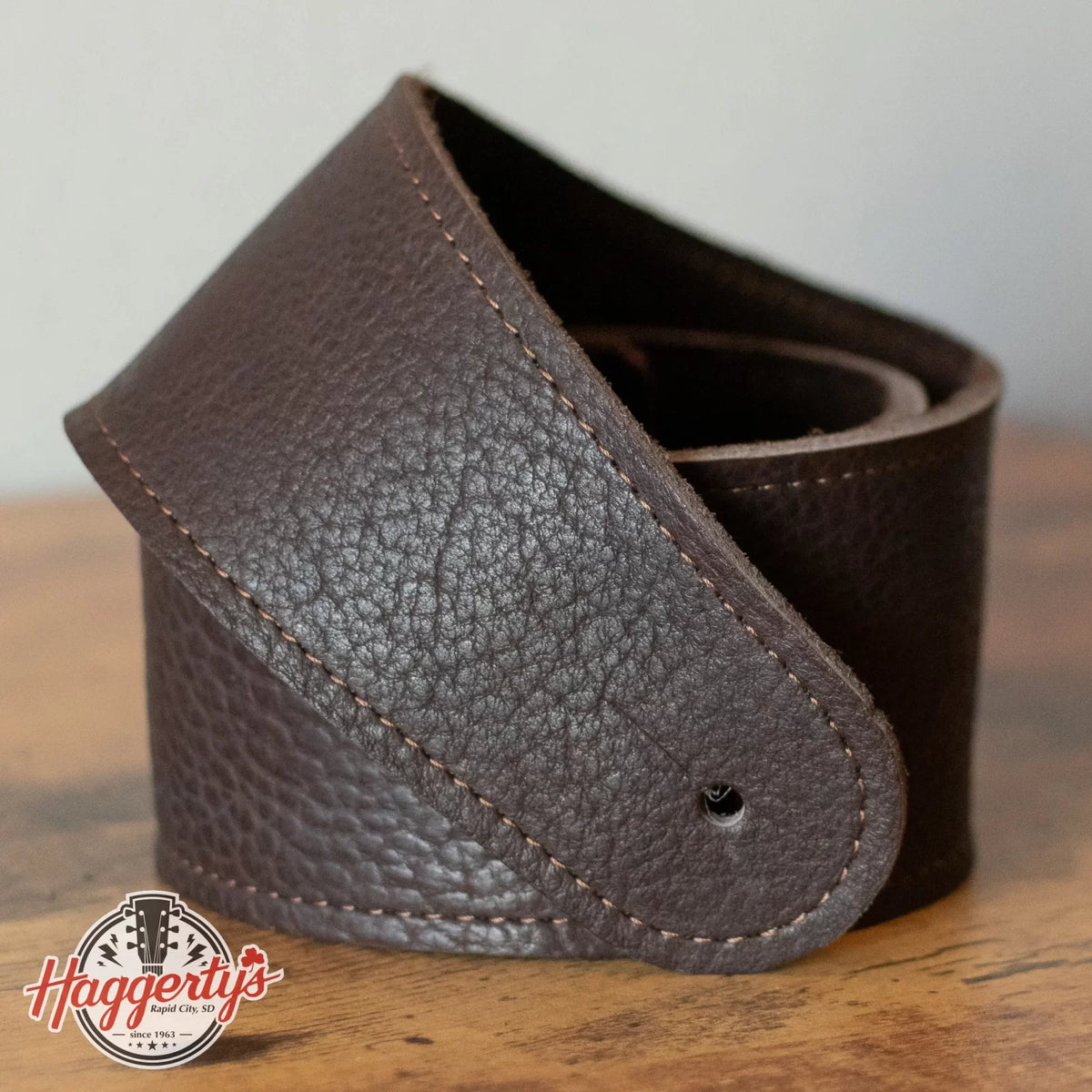 new Henry Heller 2.5 Adjustable American Buffalo Strap Chocolate haggertys 1