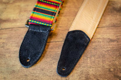 new Henry Heller 2 Peruvian Inca Fabric Guitar Strap haggertys 5