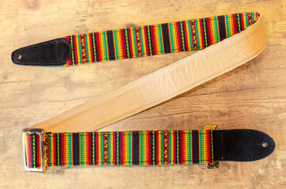 new Henry Heller 2 Peruvian Inca Fabric Guitar Strap haggertys 6