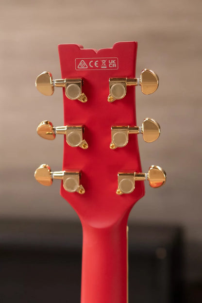 Ibanez AMH90CRF Artcore Expressionist Hollowbody Electric Guitar - Cherry Red Flat