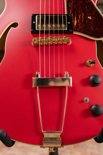 Ibanez AMH90CRF Artcore Expressionist Hollowbody Electric Guitar - Cherry Red Flat