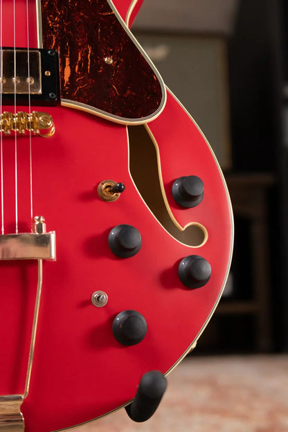 Ibanez AMH90CRF Artcore Expressionist Hollowbody Electric Guitar - Cherry Red Flat