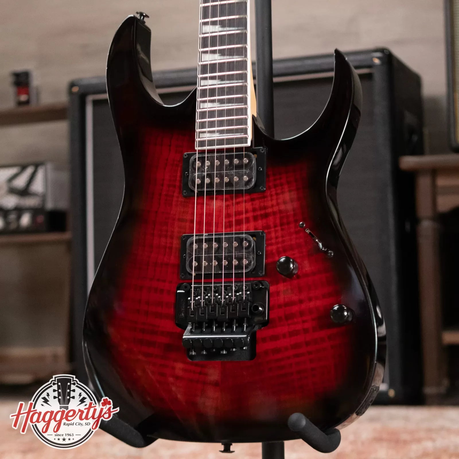 Ibanez GRG320FATRB GIO Electric Guitar - Transparent Red Burst