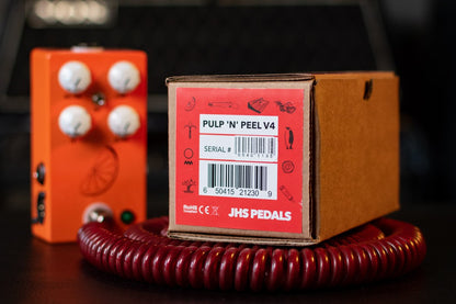 JHS Pulp N Peel V4 Compressor Preamp DI Box Guitar Effects Pedal