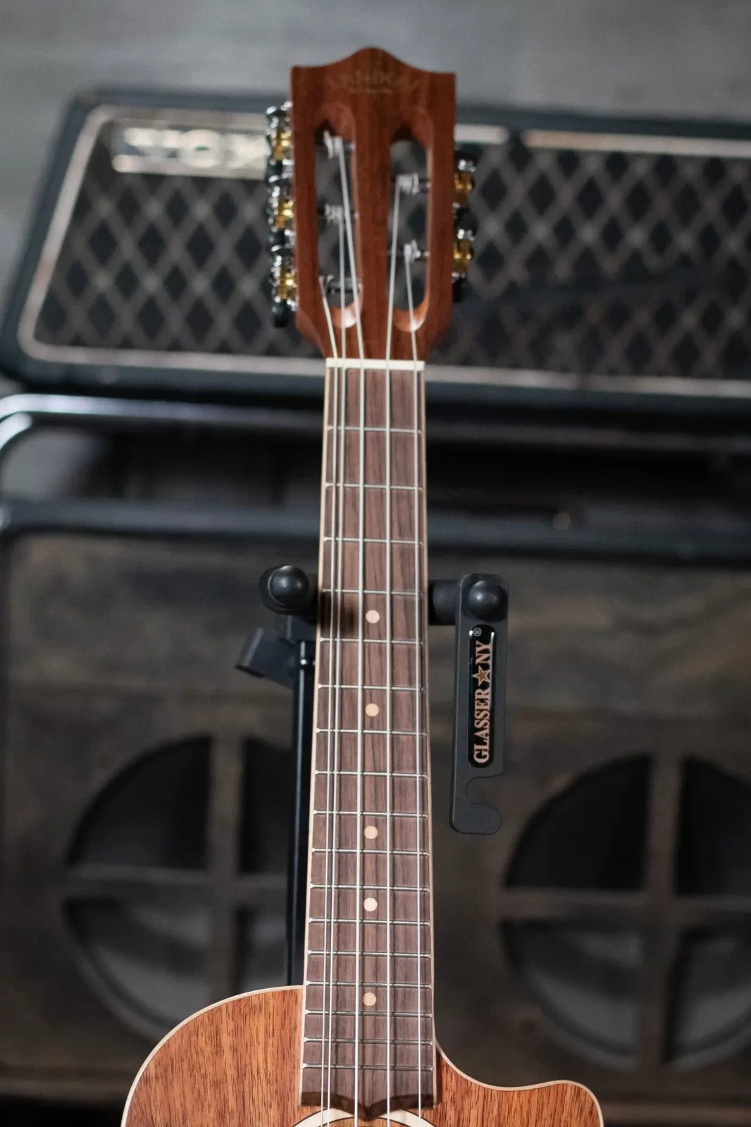 Lanikai ACST-5CET Acacia Solid Top 5-String Tenor Ukulele w/Electronics & Gig Bag