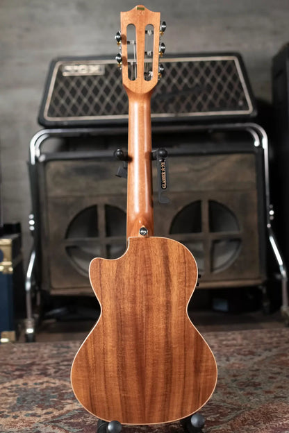 Lanikai ACST-5CET Acacia Solid Top 5-String Tenor Ukulele w/Electronics & Gig Bag