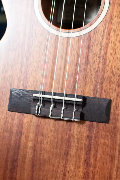 Lanikai ACST-5CET Acacia Solid Top 5-String Tenor Ukulele w/Electronics & Gig Bag