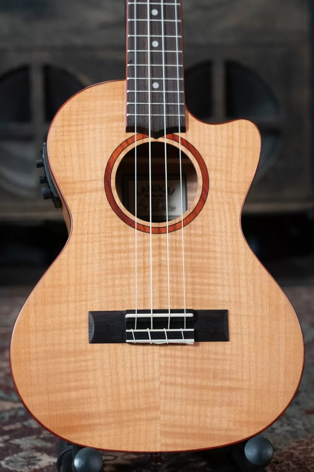 Lanikai FM-CET Flame Maple Tenor Ukulele Cutaway with Electronics