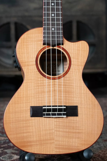 Lanikai FM-CET Flame Maple Tenor Ukulele Cutaway with Electronics