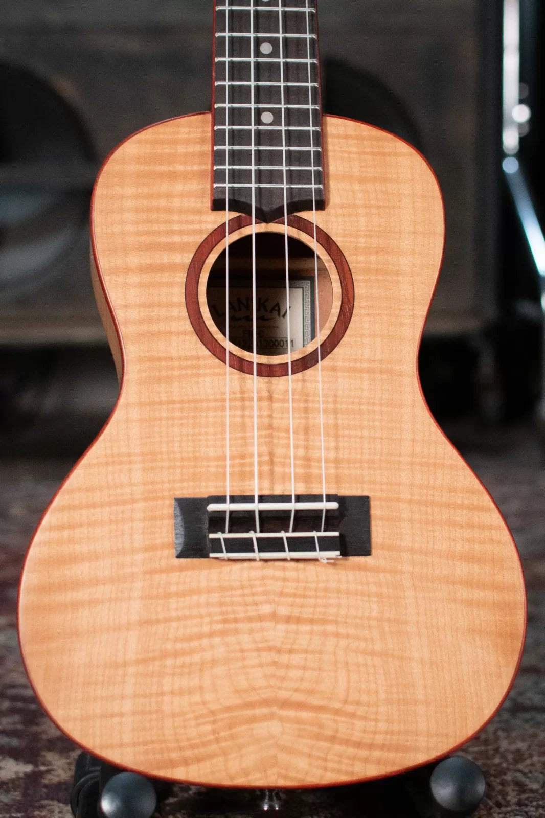 Lanikai FM-C Flame Maple Concert Ukulele with Gig Bag