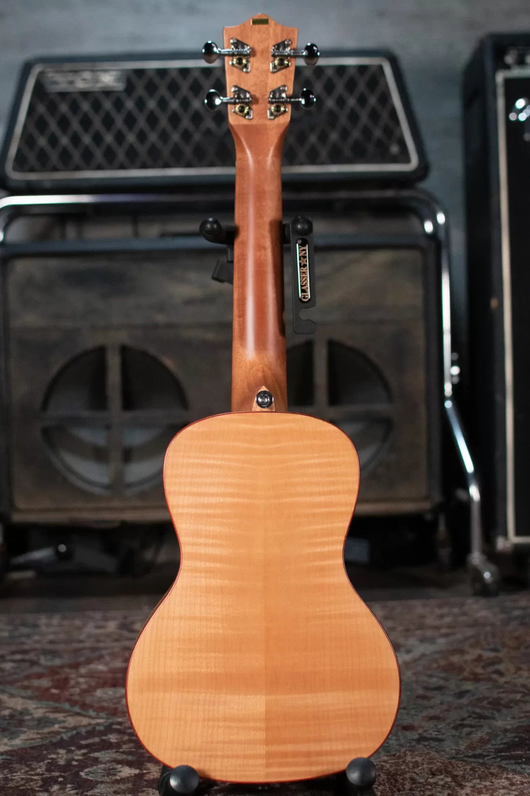 Lanikai FM-C Flame Maple Concert Ukulele with Gig Bag
