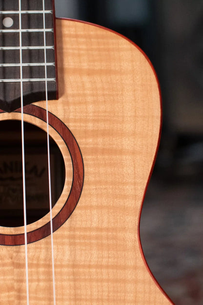 Lanikai FM-C Flame Maple Concert Ukulele with Gig Bag