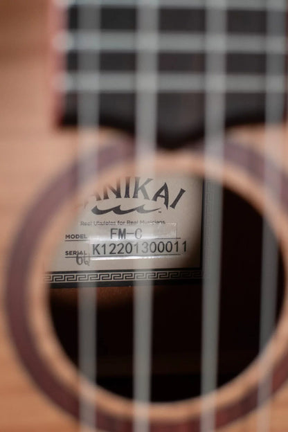 Lanikai FM-C Flame Maple Concert Ukulele with Gig Bag