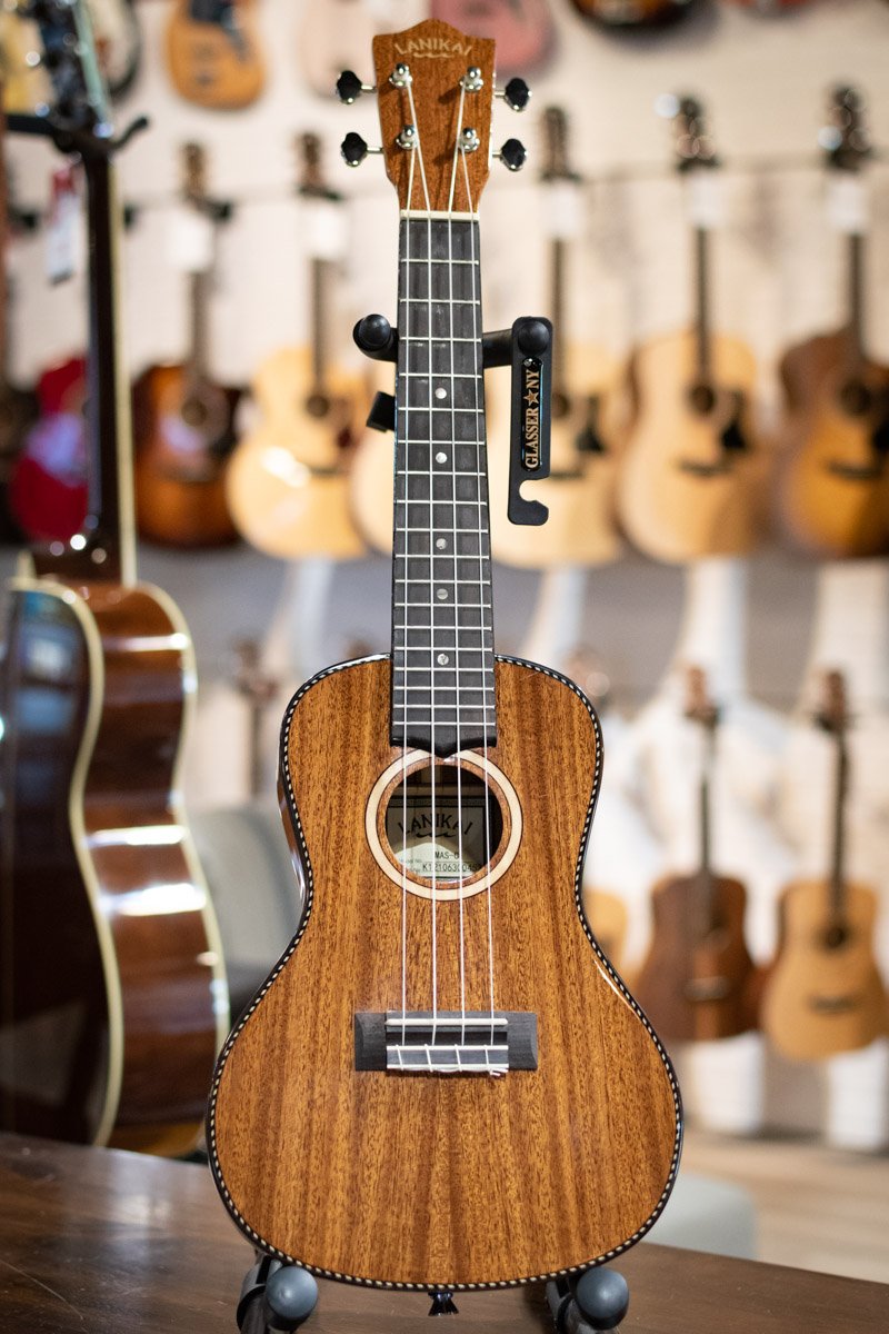 Lanikai MAS-C All Solid Mahogany Concert Ukulele with Nylon Foam Case