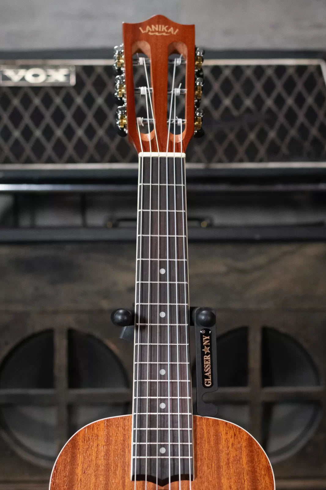 Lanikai MA-G Mahogany 6 String Guitelele Ukulele w/Gig Bag