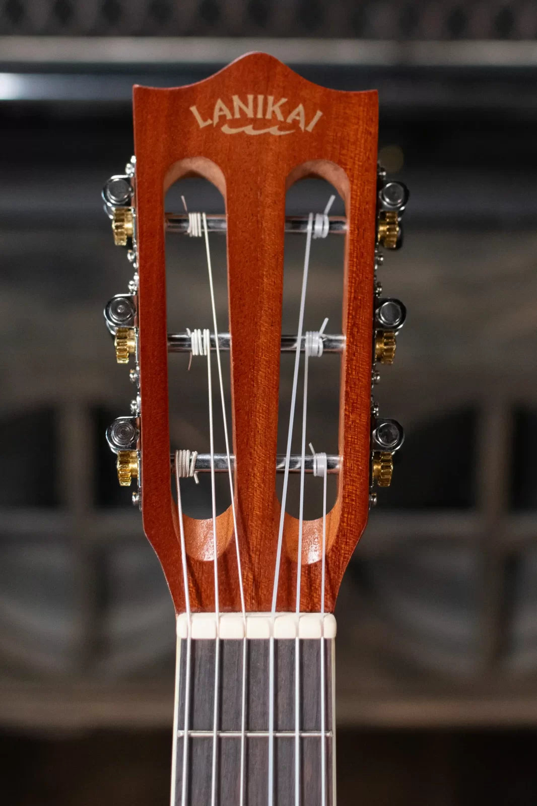 Lanikai MA-G Mahogany 6 String Guitelele Ukulele w/Gig Bag