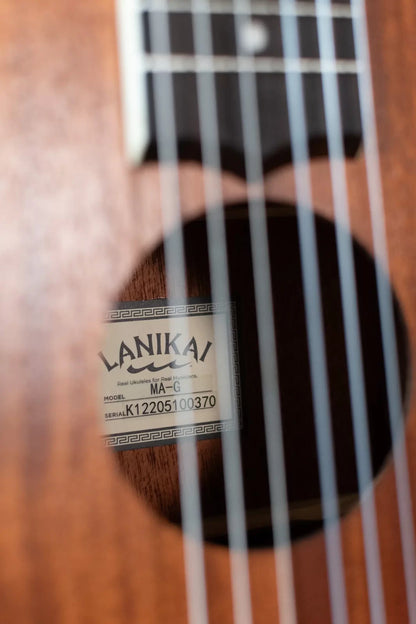 Lanikai MA-G Mahogany 6 String Guitelele Ukulele w/Gig Bag