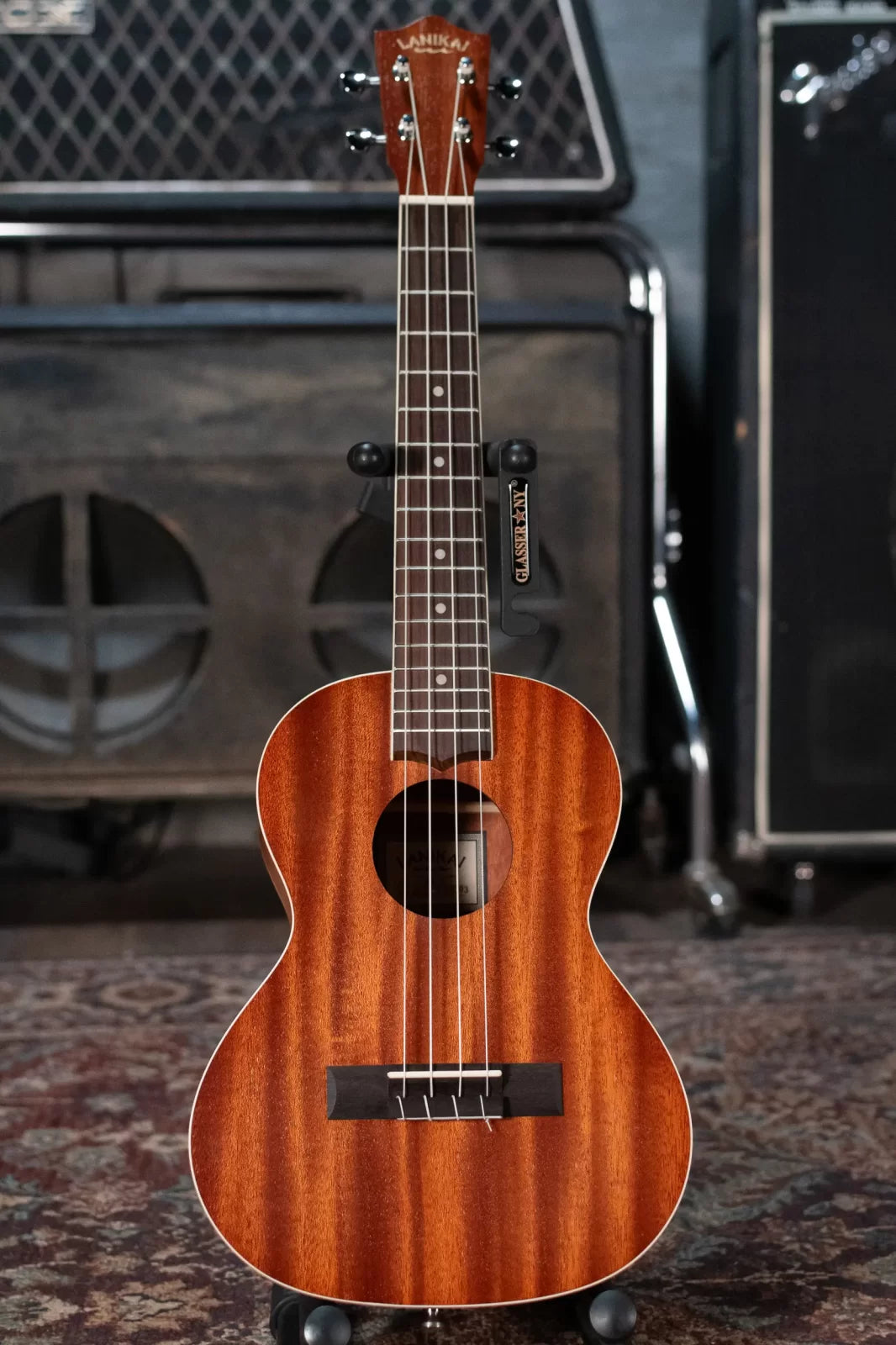new Lanikai MA T Mahogany Tenor Ukulele w Padded Gig Bag haggertys 02