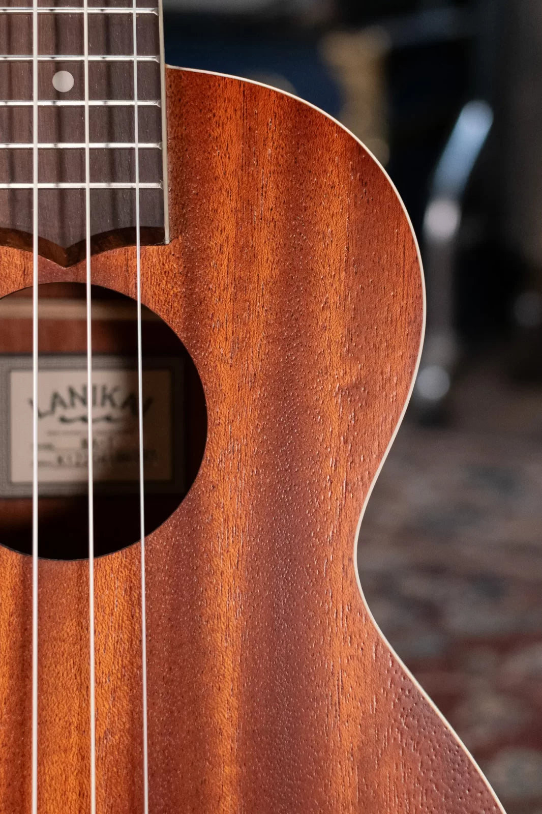 Lanikai MA-T Mahogany Tenor Ukulele with Padded Gig Bag