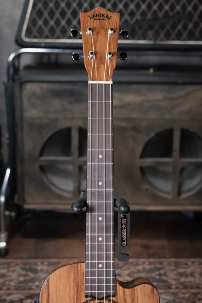 Lanikai OA-CEB Oak Baritone Ukulele Cutaway with Electronics