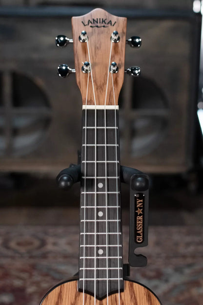 new Lanikai OA S Oak Soprano Satin Ukulele w Gig Bag haggertys 04