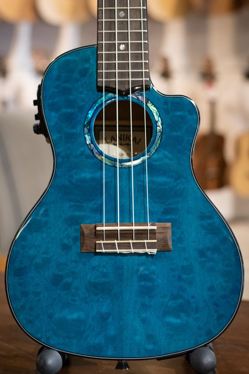 Lanikai QM-BLCEC Cutaway Concert Ukulele