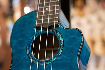 Lanikai QM-BLCEC Cutaway Concert Ukulele