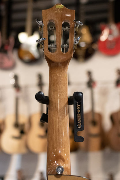 Lanikai QM-NACEC Quilted Maple Natural Concert Ukulele Cutaway with Electronics