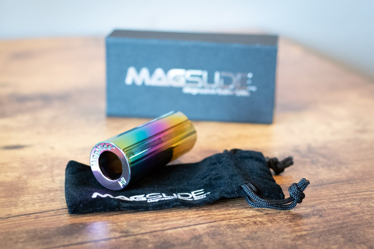 Magslide Aurora MA-2 Medium-Large Slide (Ring Size: 9.5-11.5), Multicolor PVD