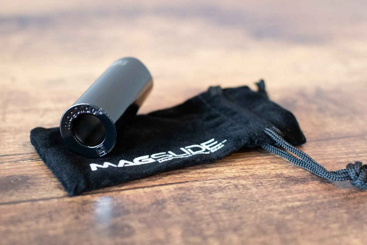 Magslide Pinky Eclipse ME-1 Small-Medium Slide (Ring Size: 7.5-9), Black "DLC" (Diamond-Like Carbon)