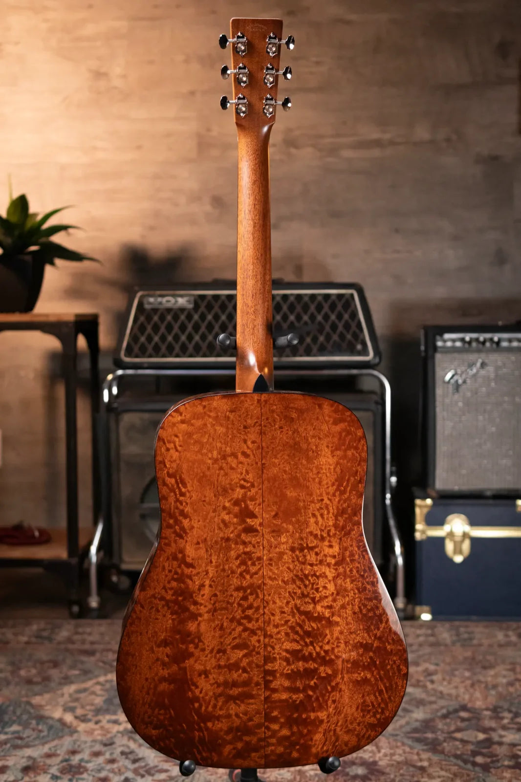 Martin Custom Shop D14F Old Style 18 Acoustic Guitar - Quilted Sapele with Hardshell Case