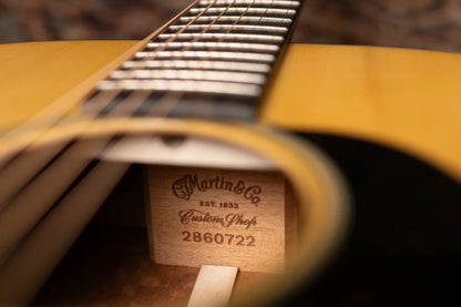 Martin Custom Shop D14F Old Style 18 Acoustic Guitar - Quilted Sapele with Hardshell Case
