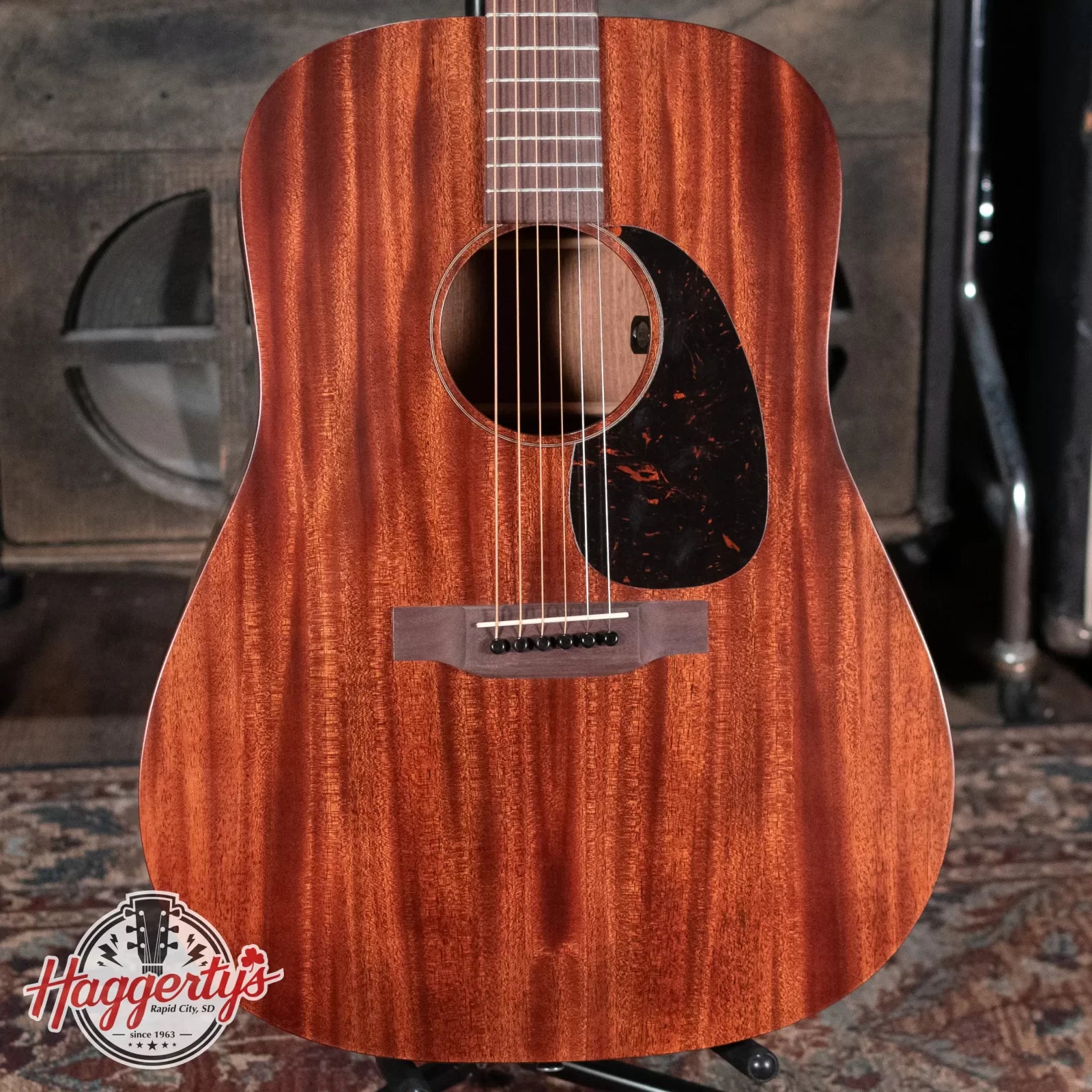 Martin D-15E Acoustic/Electric Guitar with Softshell Case
