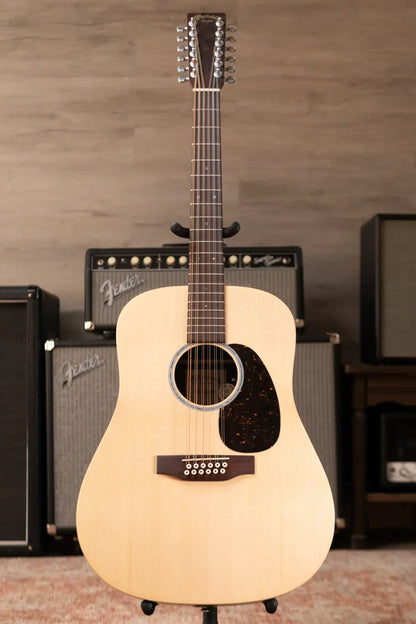Martin D-X2E Brazilian 12 String Acoustic Guitar with Softshell Case