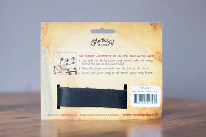 Martin Headstock Strap Tie - Black