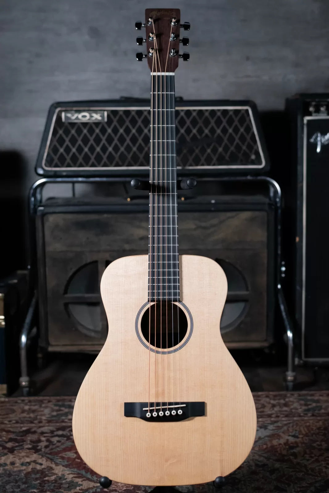 Martin LX1E Little Martin Acoustic/Electric Guitar - Natural with Gig Bag